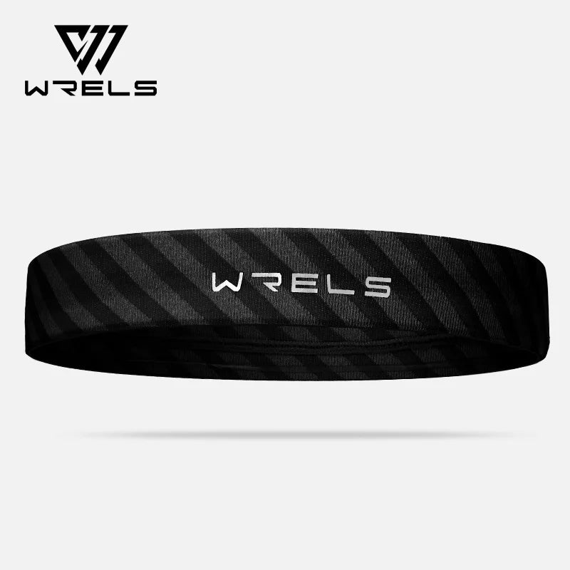 WRELS Sports Headbands Non Slip Moisture Wicking Workout Sweatbands for Running Yoga Quick Drying Elastic Sweat Hairband