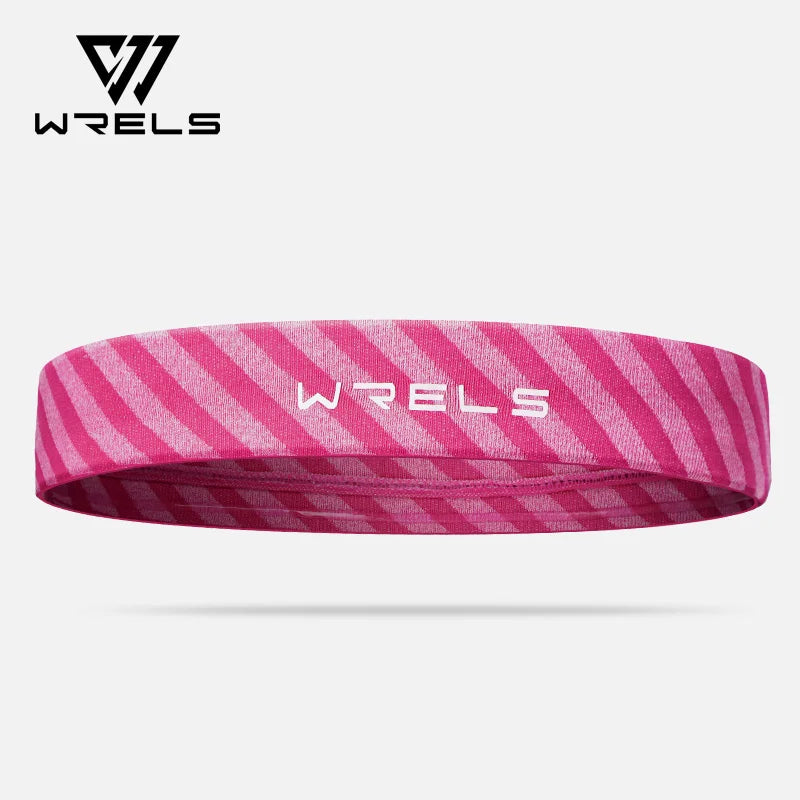 WRELS Sports Headbands Non Slip Moisture Wicking Workout Sweatbands for Running Yoga Quick Drying Elastic Sweat Hairband