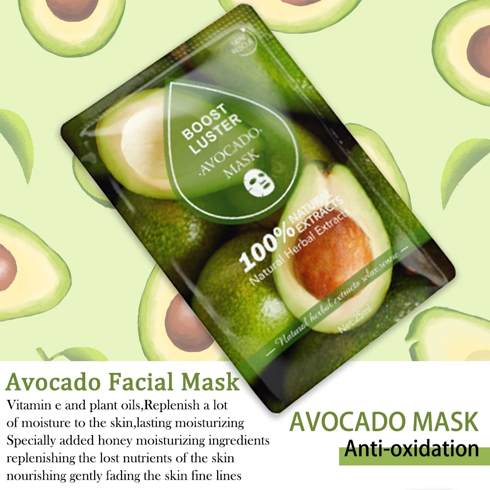 AILKE Whitening Moisturizing Hydration Facial Mask With Vitamin C Hyaluronic Acid Anti-wrinkle Face Skin Care Korean Cosmetics