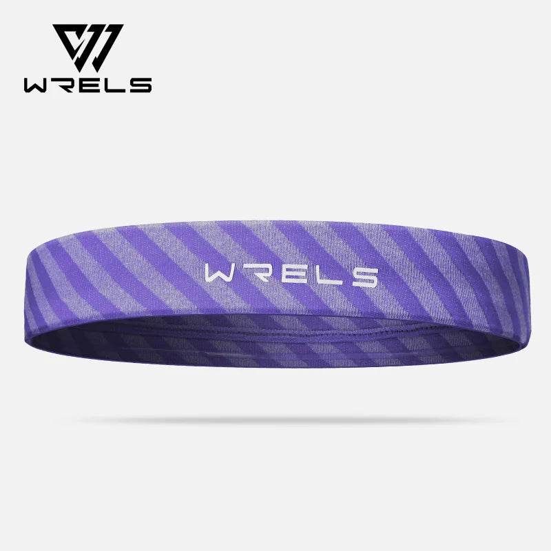 WRELS Sports Headbands Non Slip Moisture Wicking Workout Sweatbands for Running Yoga Quick Drying Elastic Sweat Hairband