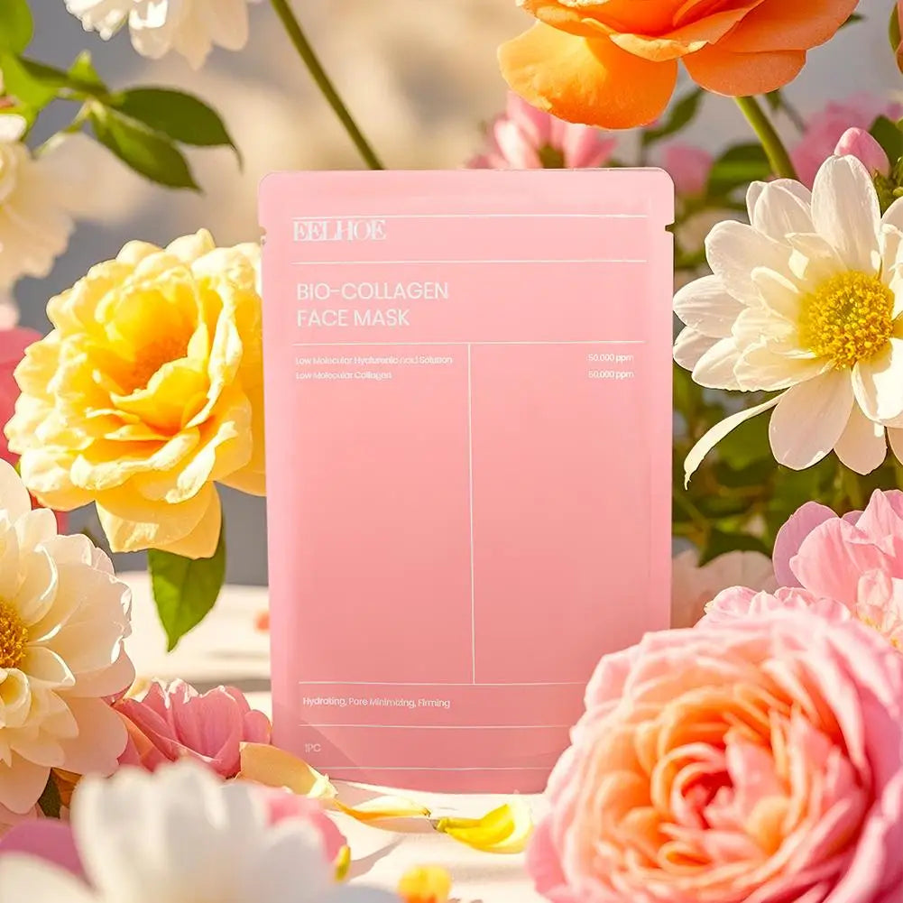 1-10pcs Bio Collagen Face Mask Deep Hydrating Overnight Mask Shrink Pores Moisturizing Refreshing Brightening Korean Skin Care