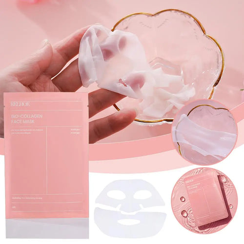 1-10pcs Bio Collagen Face Mask Deep Hydrating Overnight Mask Shrink Pores Moisturizing Refreshing Brightening Korean Skin Care