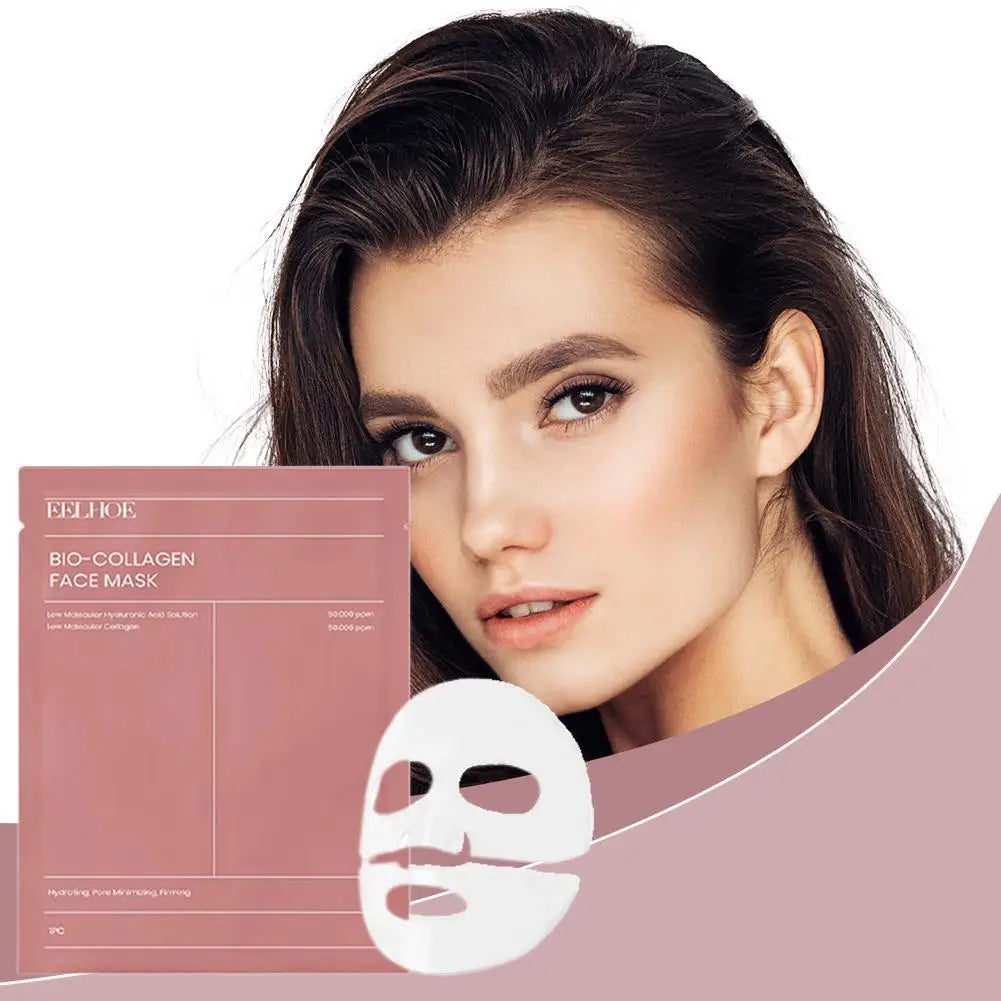 1-10pcs Bio Collagen Face Mask Deep Hydrating Overnight Mask Shrink Pores Moisturizing Refreshing Brightening Korean Skin Care