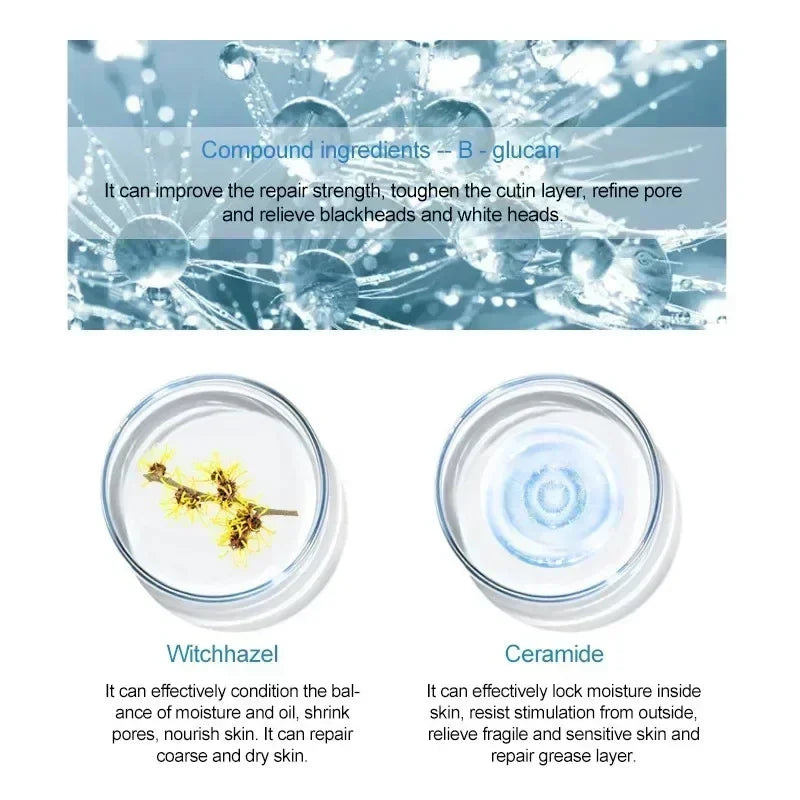 Lactobionic Acid Pore Shrinking Serum Repairing Tightening Face Serum Moisturizing Oil Control Skin Care Korean Cosmetic