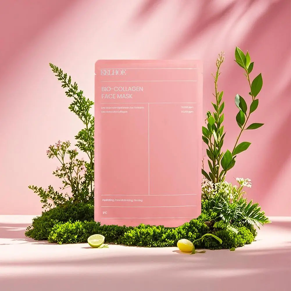 1-10pcs Bio Collagen Face Mask Deep Hydrating Overnight Mask Shrink Pores Moisturizing Refreshing Brightening Korean Skin Care