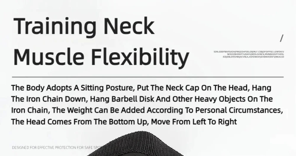 1PCS Head Neck Training Harness Body Strengh Exercise Cervical Spine Strap Adjustable Power Gym Fitness Weight Bearing Cap